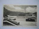 Real Photo  Parking Circle At The Overlook Building Fontana Dam NC   1955 Cancel - Otros & Sin Clasificación