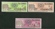 Gambia      "Intl. Tourist Year"    Set   SC# 232-34 MNH** - Hôtellerie - Horeca