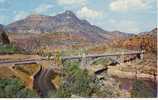 Highway Bridge , PONT, Brücke  - Salt River Canyon, Arizona - American Roadside