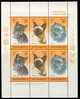 1983  New Zealand Health Semi-Stamps S/s - Cat Pet Wool Ball Textile - Textile