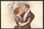 LOVERS, SIGNED BY ARTIST, ITALIAN ART, OLD POSTCARD T. CORBELLA - Corbella, T.