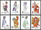 China 1983 T87 Female Roles In Beijing Opera Stamps Famous Chinese - Neufs