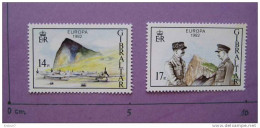 GIBRALTAR BRITANIQUE. NEUF. 1982. 2 Timbres. SERIE EUROPA BRITISH GIBRALTAR. NEW MNH. 2 Stamps. SERIE EUROPA - 1982