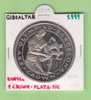 GIBRALTAR   1  CROWN   1.991  PLATA/SILVER   KM#71a    DL-8829 - Gibilterra