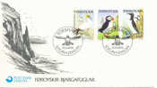 Iles Feroe FDC 1978 " Oiseaux De Mer " Yvert 30/32 - Albatros & Stormvogels