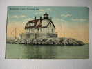 Light House   Breakwater Light Rockland Me    1917 Cancel Cancel - Andere & Zonder Classificatie