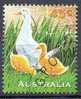 Australia 1996 Pets 45c Duck With Ducklings CTO - Entenvögel