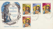 Samoa-1968 Christmas FDC - Samoa