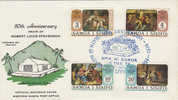 Samoa-1974 80th Anniversary Death Of Louis Stevenson , Official Souvenir Cover - Samoa