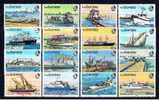 WAG Gambia 1983 Mi 463-78 Mnh Schiffe - Gambia (1965-...)