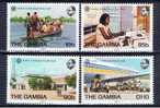 WAG+ Gambia 1983 Mi 483-86 Mnh Weltkommunikationsjahr - Gambia (1965-...)