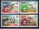 WAG+ Gambia 1984 Mi 531-34 Mnh Olympische Sommerspiele, Los Angeles - Gambie (1965-...)