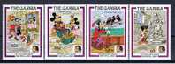 WAG+ Gambia 1985 Mi 571-74 Mnh Brüder Grimm: Disney-Figuren - Gambie (1965-...)