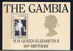 WAG+ Gambia 1986 Mi Bl. 22 - 620 Mnh Königin Elisabeth II. 60 Jahre - Gambie (1965-...)