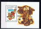 WAG Gambia 1986 Mi Bl. 28 - 649 Mnh Sieg Argentiniens Bei Der Fußball-WM - Gambie (1965-...)