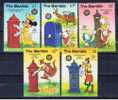 WAG Gambia 1986 Mi 650-54 Mnh Weihnachten: Disney-Figuren - Gambie (1965-...)