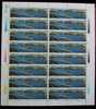 China 1997-23 Blocking Yangtze River In 3 Gorges Stamps Sheet Power Dam - Water