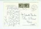 ST JEAN DES MONTS - CARTE POSTALE TAXEE - 2 TIMBRES TAXE SEULS - PEU COURANT - 1960-.... Used