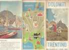 B0136 - Brochure Turistica DOLOMITI-TRENTINO EPT 1956/LEVICO/VETRIOLO/S.GIOVANNI DI POZZA/LAGO DI CALDONAZZO - Turismo, Viaggi