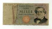 - ITALIE . 1000 L. 1969 - 1000 Liras