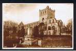 RB 570 - Real Photo Postcard Jeburgh Abbey And War Memorial Roxburghshire Scotland - Roxburghshire