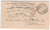 A0412 - Stampa Pagato 10 Cent. Scritto A Mano X Mancanza Di Francobolli  VG 12-11-1944 - Marcophilie