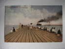 Fishing On Sout Pier St. Joseph Mi   Circa 1907 - Otros & Sin Clasificación