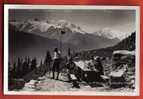 M637 La Creusaz, Le Mont Blanc Et Le Massif Du Trient.ANIME.Non Circ. Perrochet - Trient