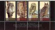 BULGARIA - 2009 - Owls - 4v ** - Unused Stamps