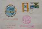 FDC 1980 75th Anni. Rotary Internat. Stamps Map Globe Ambulance Fire Engine Clock - Uhrmacherei