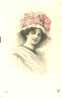 THEMES - Ref C129- Mode -chapeau - Chapellerie - Portrait De Femme Avec Chapeau  - Carte Bon Etat - - Mode