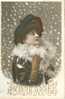 THEMES - Ref C118- Mode -chapeau - Chapellerie - Portrait De Femme Au Chapeau  -carte Bon Etat - - Mode