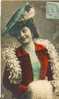 THEMES - Ref C90- Mode -chapeau - Chapellerie - Portrait De Femme  Au Chapeau  -carte Bon Etat - - Mode