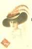 THEMES - Ref C54- Mode -chapeau - Chapellerie - Portrait De Femme   Au Chapeau  - Carte Bon Etat - - Mode