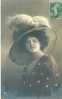 THEMES - Ref C51- Mode -chapeau - Chapellerie - Portrait De Femme   Au Chapeau  - Carte Bon Etat - - Mode