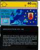 GIBRALTAR 40 U  MAP  OF  EUROPE 20TH ANNIVERSARY OF JOINING  EU  L & G MINT  READ DESCRIPTION CAREFULLY!! - Gibraltar