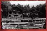 M687 Colombier Hotel Robinson, Barque TANT PIS Sur Le Lac Neuchâtel.ANIME.Cacheet 1956.Nussbaum Photo - Colombier