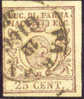 Parma #10 Used 25c Of 1857 - Parma