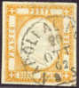 Neopolitian Provinces #25 XF Used 10g Orange From 1861 - Sicile