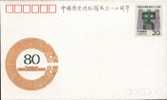 JF-37 1992 CHINA 80 ANNI OF MUSEUM OF CHINESE HISTORY P-COVER - Enveloppes