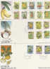 Samoa-1983-84 Fruits Set 3 FDCs - Samoa