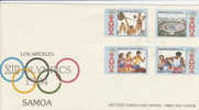 Samoa-1984 Los Angeles Olympic Games FDC - Samoa (Staat)