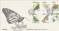 Samoa-1986 Butterflies FDC - Samoa