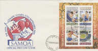 Samoa-1988 Seoul Olympic Games Souvenir Sheet FDC - Samoa