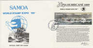 Samoa-1989 World Stamp Expo 89 Souvenir Sheet FDC - Samoa (Staat)