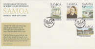 Samoa-1994 Centenary Of The Death Of Louis Stevenson FDC - Samoa