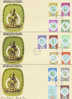 Vanuatu-1980 Definitives,British, Set 3 FDCs - Vanuatu (1980-...)