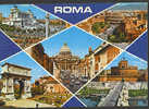 B1006 Roma, Rome - Multipla, Vedute  / Viaggiata - Tarjetas Panorámicas