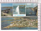 LE CONQUET  -   4 Vues  :  Le Port, Tempête Et La Pointe  Sainte Barbe  -  N° CT   1956 - Le Conquet