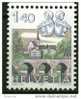 SUISSE.1986.SERIE COURANTE ET EUROPA.   .  (YVERT N° 1242-1245) - Ungebraucht